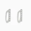 BH Multi 925 Sterling Silver Diamond Hoop Earrings | Earrings
