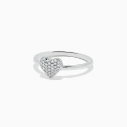 BH Multi 925 Sterling Silver Diamond Heart Ring | Rings
