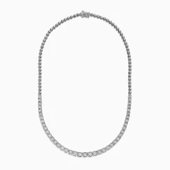 Effy Jewelry 925 Sterling Silver Diamond Necklace, 0.31 TCW | Necklaces & Pendants