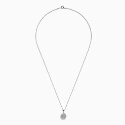 Effy Jewelry Sterling Silver Diamond Cluster Pendant | Necklaces & Pendants