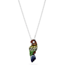 Effy Jewelry 925 Sterling Silver Multi Sapphire Parrot Pendant, 1.90 TCW | Necklaces & Pendants