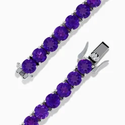 Effy Jewelry 925 Sterling Silver Purple Amethyst Bracelet | Bracelets