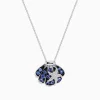 Effy Jewelry 925 Sterling Silver Tanzanite and Diamond Seashell Pendant | Necklaces & Pendants