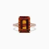 BH Multi Sunset 14K Rose Gold Citrine and Diamond Cocktail Ring, 7.01 TCW | Rings