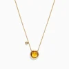 BH Multi Sunset 14K Yellow Gold Citrine u0026 Diamond Bolo Chain Necklace, 1.53 TCW | Necklaces & Pendants