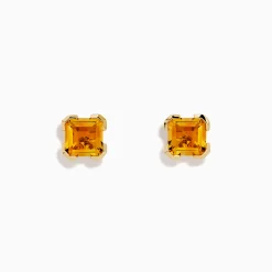 BH Multi Sunset 14K Yellow Gold Citrine Stud Earrings | Earrings