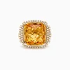 Effy Jewelry Sunset 14K Yellow Gold Citrine and Diamond Ring, 10.04 TCW | Rings
