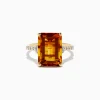 Effy Jewelry Sunset 14K Yellow Gold Citrine and Diamond Ring | Rings