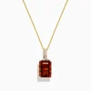 BH Multi Sunset 14K Yellow Gold Citrine and Diamond Pendant, 7.45 TCW | Necklaces & Pendants