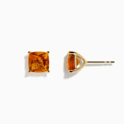 Effy Jewelry Sunset 14K Yellow Gold Citrine Stud Earrings | Earrings