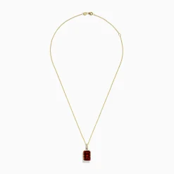 BH Multi Sunset 14K Yellow Gold Citrine and Diamond Pendant, 7.45 TCW | Necklaces & Pendants