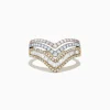 Effy Jewelry Trio 14K Tri Color Gold Diamond Ring, 0.88 TCW | Rings