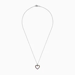 Effy Jewelry Watercolors 925 Sterling Silver Multi Sapphire and Tsavorite Heart Pendant | Necklaces & Pendants