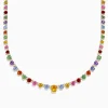 Effy Jewelry Watercolors 14K Gold Multi Sapphire and Diamond Necklace | Necklaces & Pendants