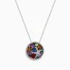 Effy Jewelry Watercolors 14K Gold Multi Sapphire and Diamond Starfish Pendant | Necklaces & Pendants