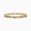Effy Jewelry Watercolors 14K Gold Multi Sapphire u0026 Diamond Bracelet, 11.09 TCW | Bracelets