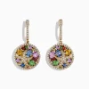 Effy Jewelry Watercolors 14K Gold Multi Sapphire u0026 Diamond Starfish Earrings, 3.00 TCW | Earrings