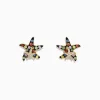 Effy Jewelry Watercolors 14K Gold Sapphire u0026 Diamond Starfish Stud Earrings, 0.76 TCW | Earrings