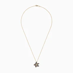 BH Multi Watercolors 14K Gold Sapphire u0026 Diamond Starfish Pendant, 1.19 TCW | Necklaces & Pendants