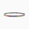 Effy Jewelry Watercolors 14K White Gold Multi Sapphire Bangle | Bracelets