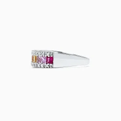 Effy Jewelry Watercolors 14K White Gold Sapphire u0026 Diamond Ring, 1.46 TCW | Rings