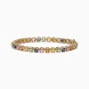 Effy Jewelry Watercolors 14K Yellow Gold Multi-Sapphire Tennis Bracelet, 8.05 TCW | Bracelets