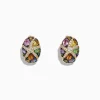 Effy Jewelry Watercolors 14K Yellow Gold Sapphire u0026 Diamond Earrings, 3.01 TCW | Earrings