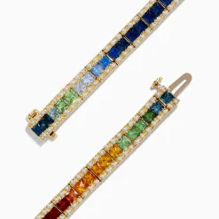 Effy Jewelry Watercolors Sapphire and Diamond Bracelet, 9.16 TCW | Bracelets